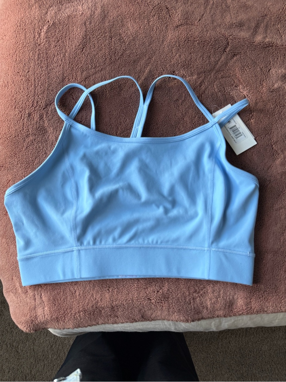 Halfdays Gwen Longline Light Blue Tank - Picture 7 of 10
